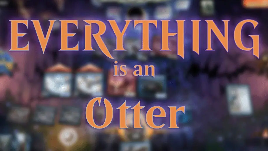 My first deck, and everything is an otter! My first deck, and everything is an otter!